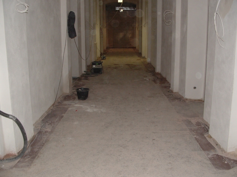 Terrazzo Flur vorher