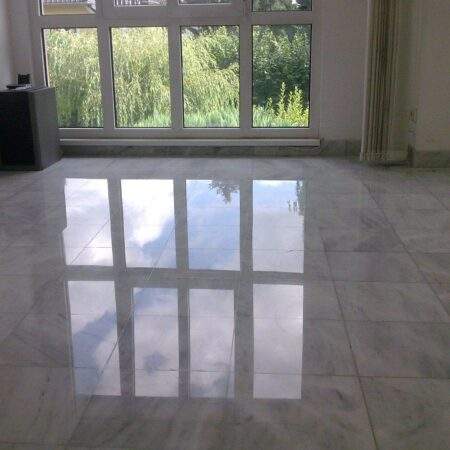 Carrara Marmor nachher - poliert