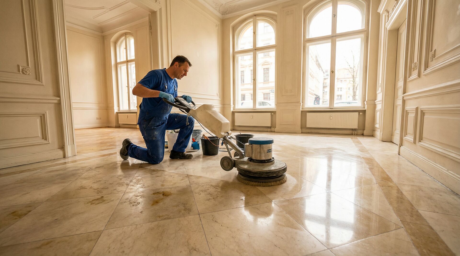 Natursteine reinigen Berlin