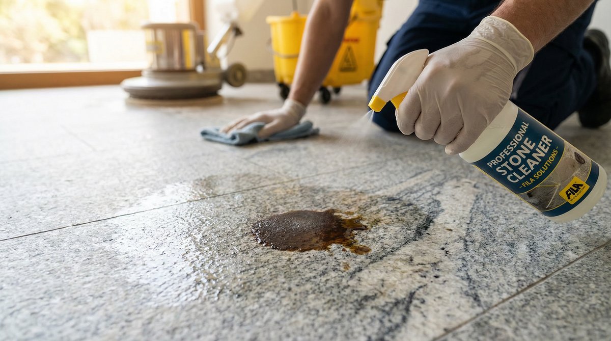 Entfernen von Ölflecken auf Naturstein – Professionelle Reinigungsmethoden