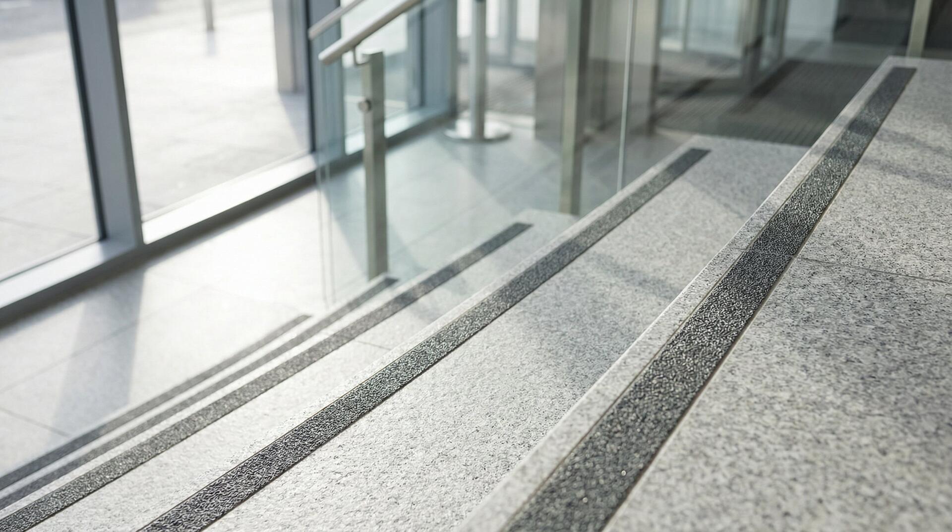 Rutschsicherheit auf Treppenstufen herstellen