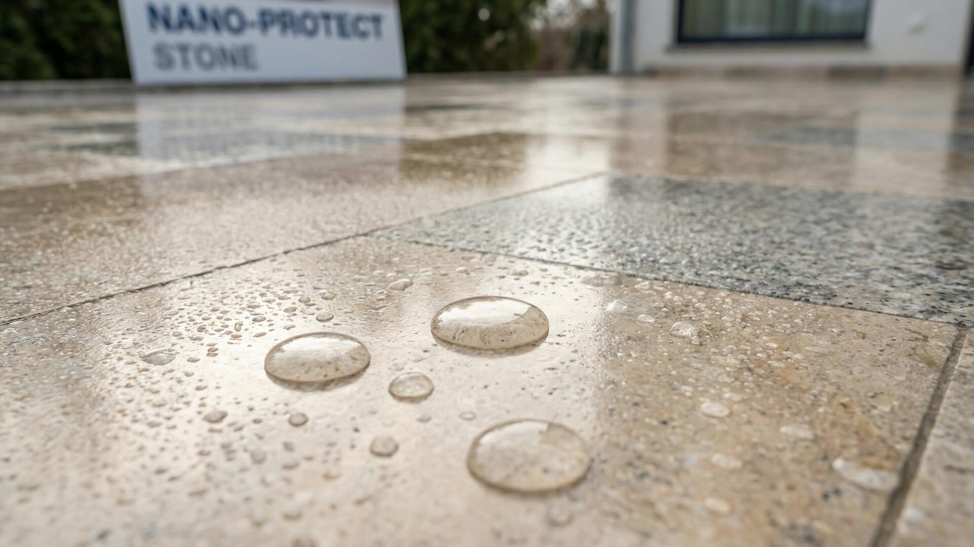 Steinveredelung mit Nano Steinveredeler Pro – Naturstein schützen