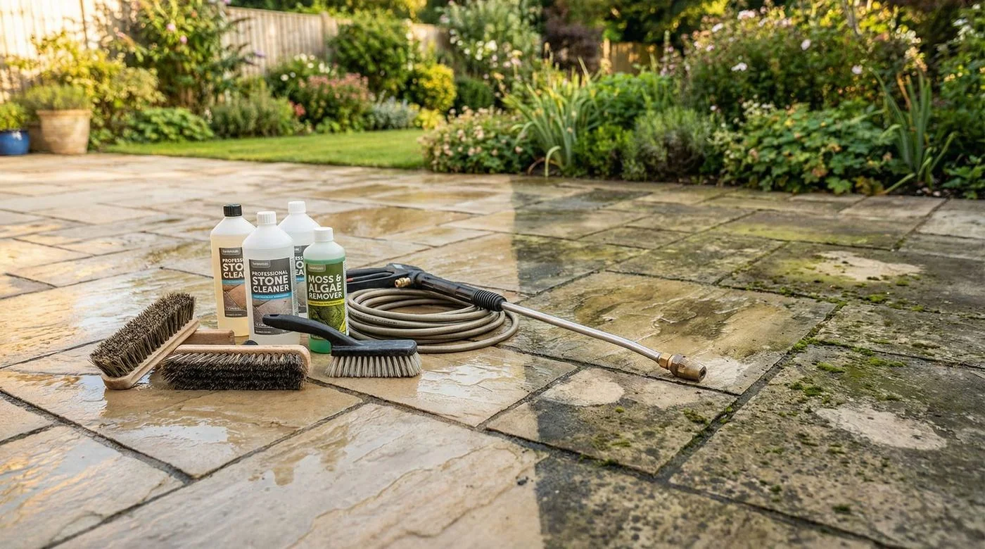 Terrassenreinigung wie ein Profi